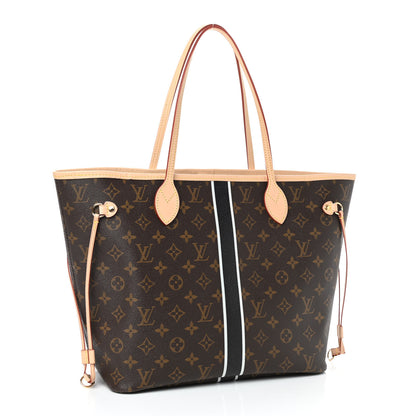 Louis Vuitton Monogram My LV Heritage Neverfull MM Black White 3 of 8