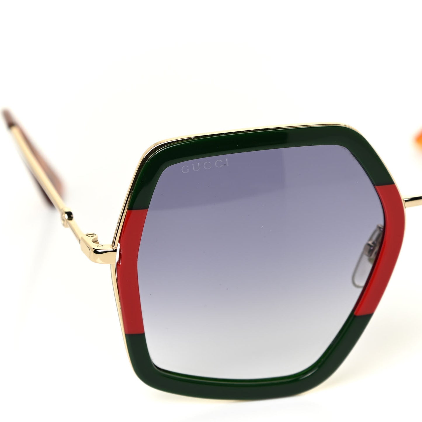 Square Frame Web GG0106S Sunglasses Tortoise