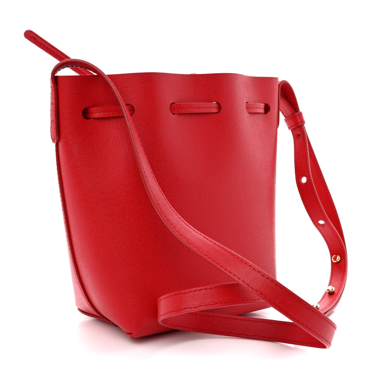 Calfskin Mini Mini Bucket Bag Flamma