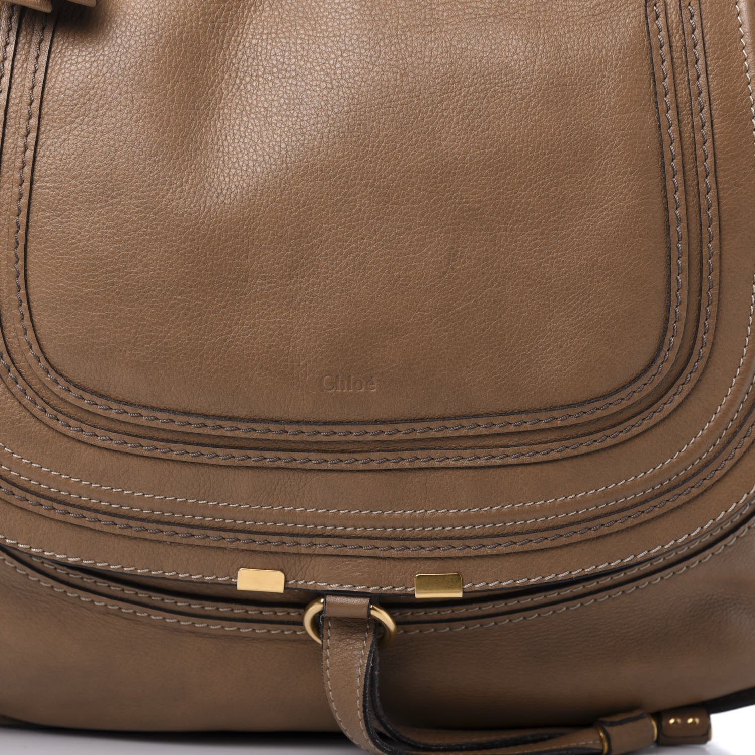 Chloe Calfskin Large Marcie Hobo Nut 10 of 13