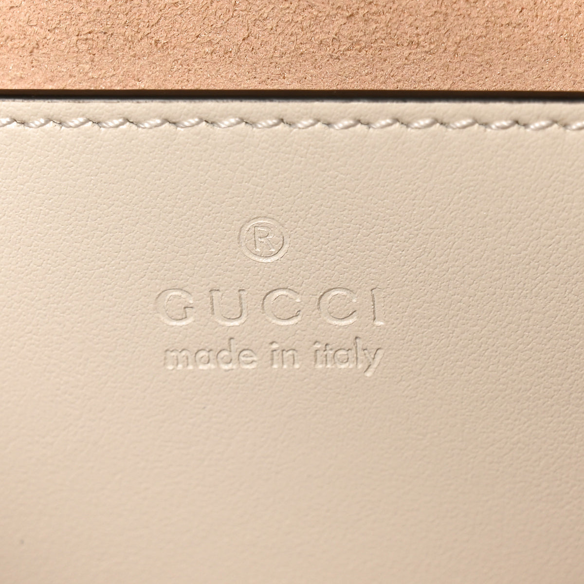 Gucci Calfskin Matelasse Small GG Marmont Chain Shoulder Bag White 5 of 10
