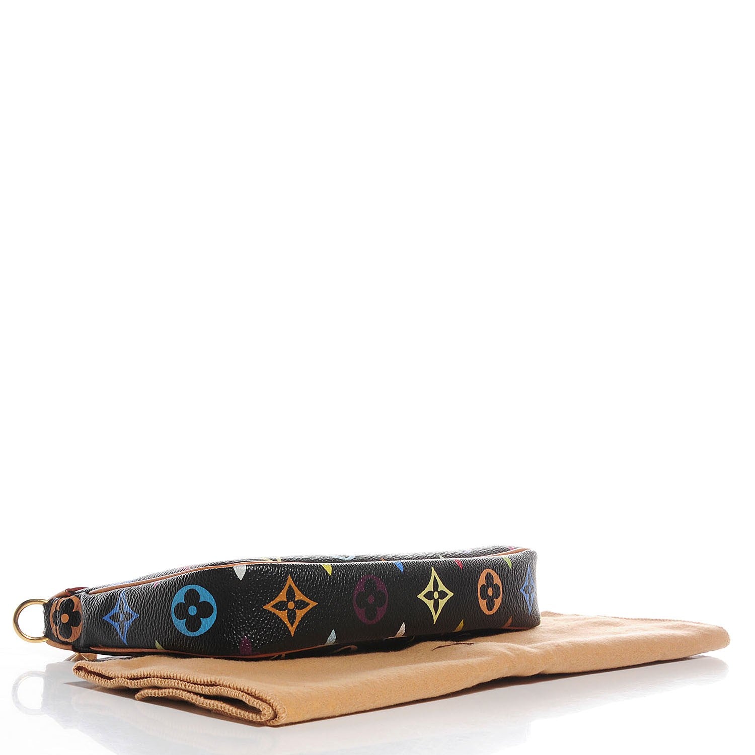 Louis Vuitton Monogram Multicolor Pochette Accessories Black 4 of 8