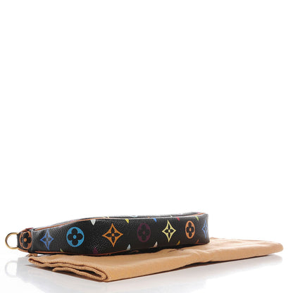 Louis Vuitton Monogram Multicolor Pochette Accessories Black 4 of 8