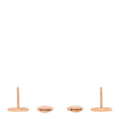 Hermes 18K Rose Gold TPM Farandole Stud Earrings 3 of 6