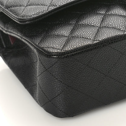 Chanel Caviar Quilted Medium Double Flap Black 8 of 9