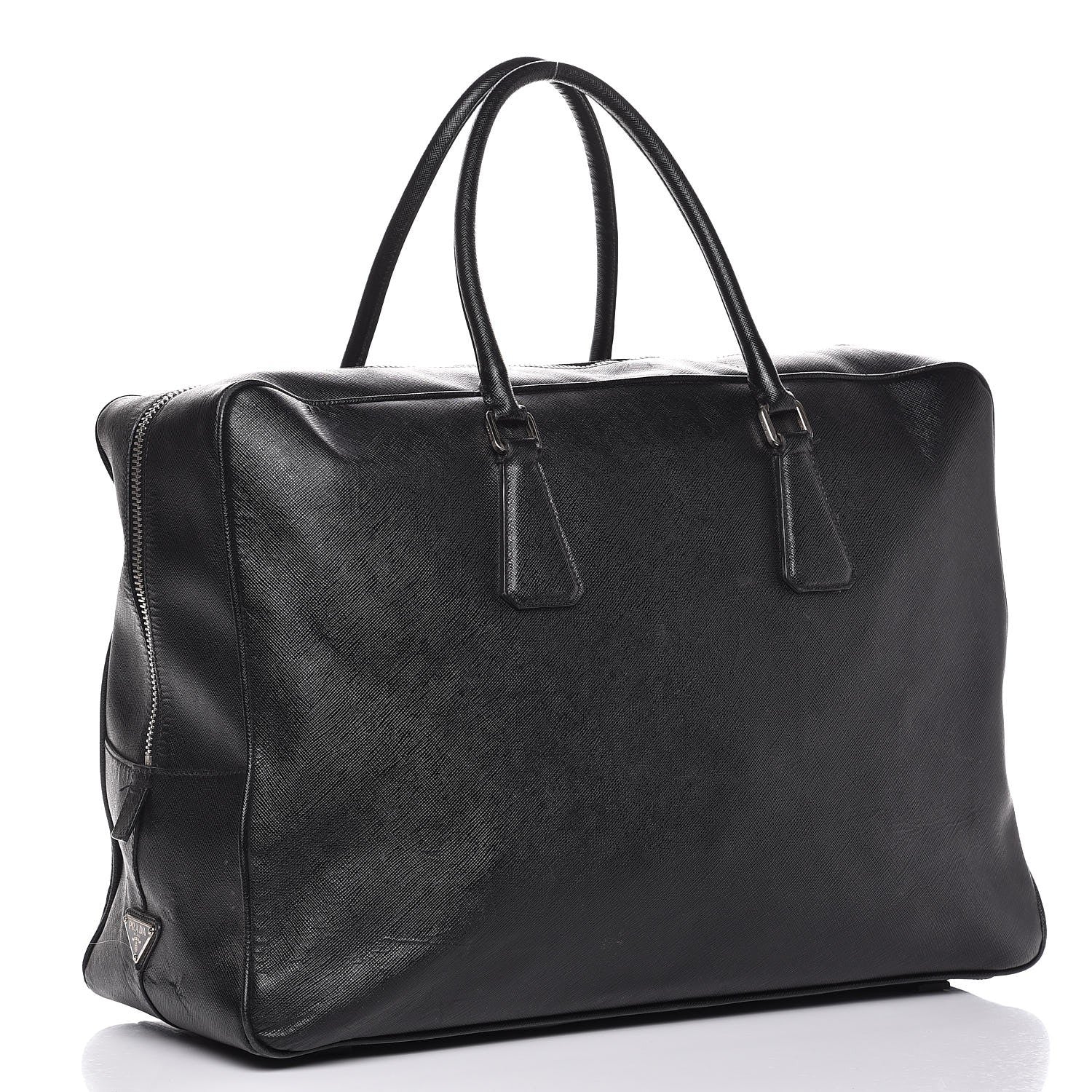 Prada Saffiano Travel Bag Nero Black 3 of 16