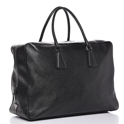Prada Saffiano Travel Bag Nero Black 3 of 16
