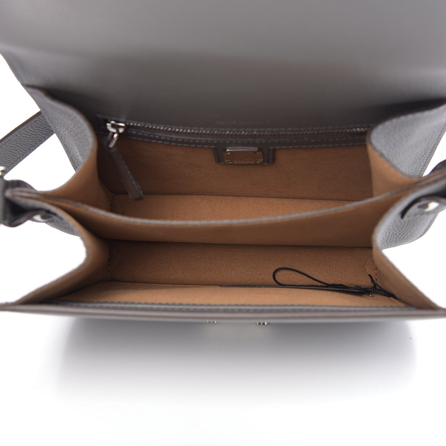Park Avenue Calfskin Small Patricia Crossbody Bag Charcoal