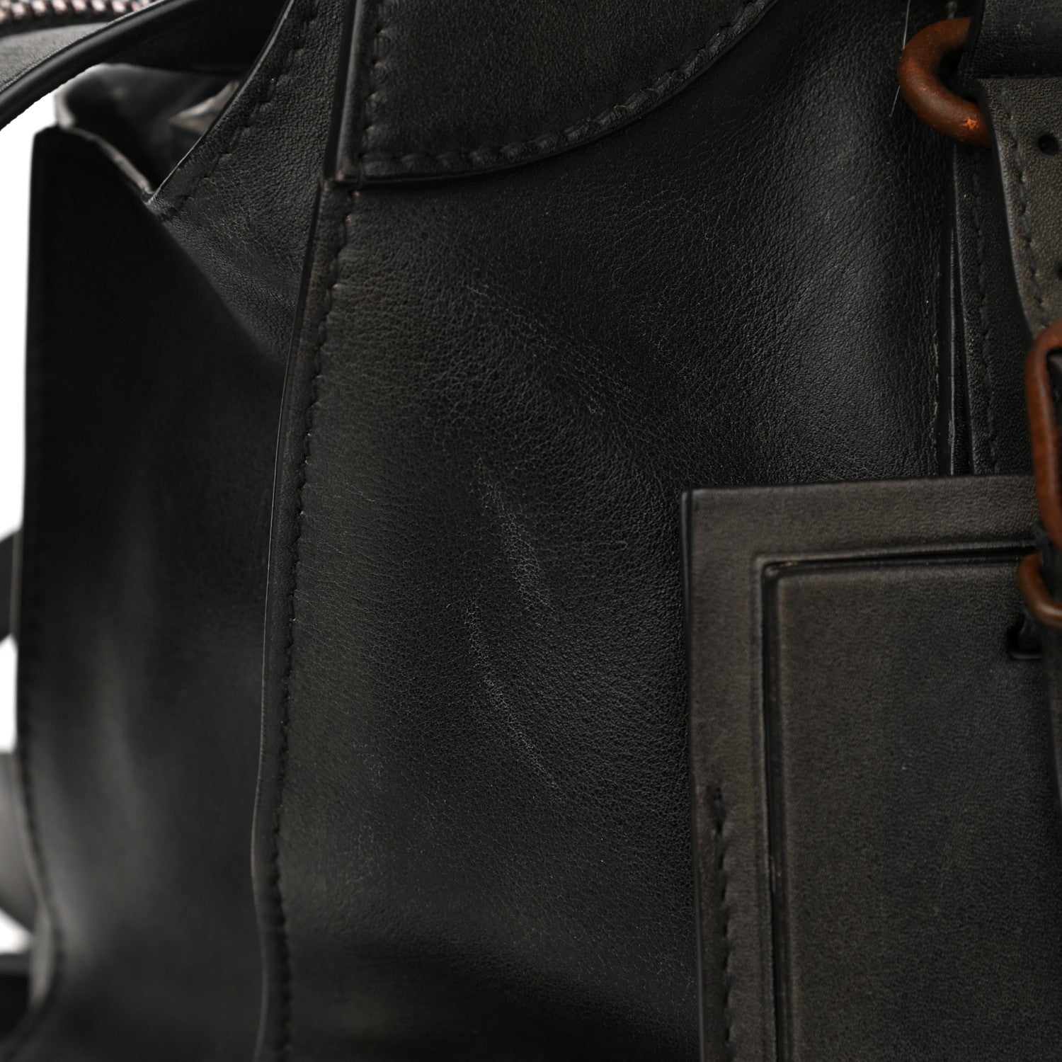 Balenciaga Used Calfskin Rust Hardware Neo Classic City Black 14 of 17