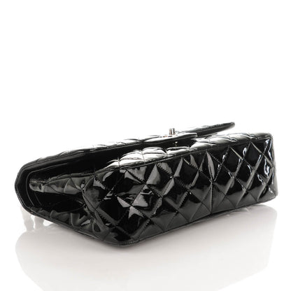 Chanel Patent Quilted Jumbo Double Flap Black 4 of 7