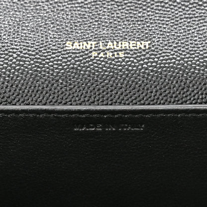 Saint Laurent Grain De Poudre Uptown Chain Wallet Black 7 of 11