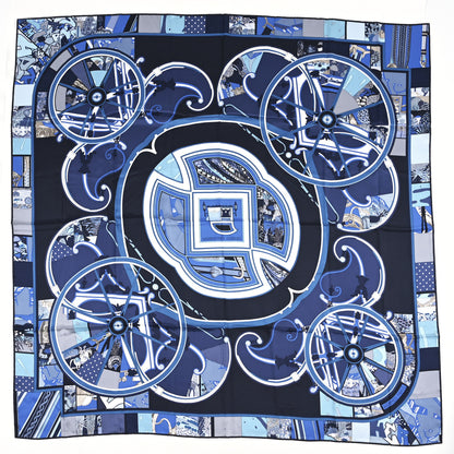 Hermes Silk Washington's Carriage Scarf 140 1 of 4