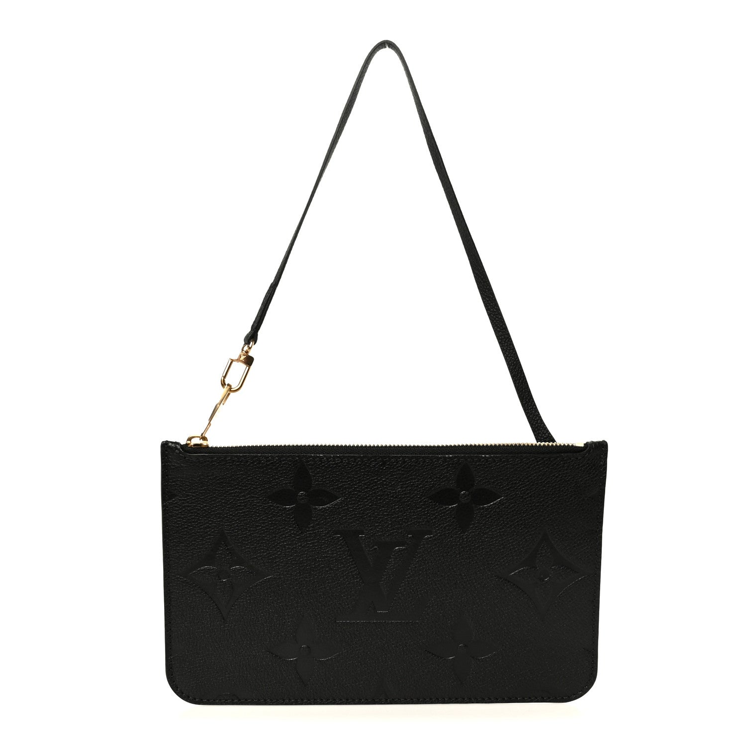 Louis Vuitton Empreinte Monogram Giant Neverfull MM Pochette Black 1 of 9