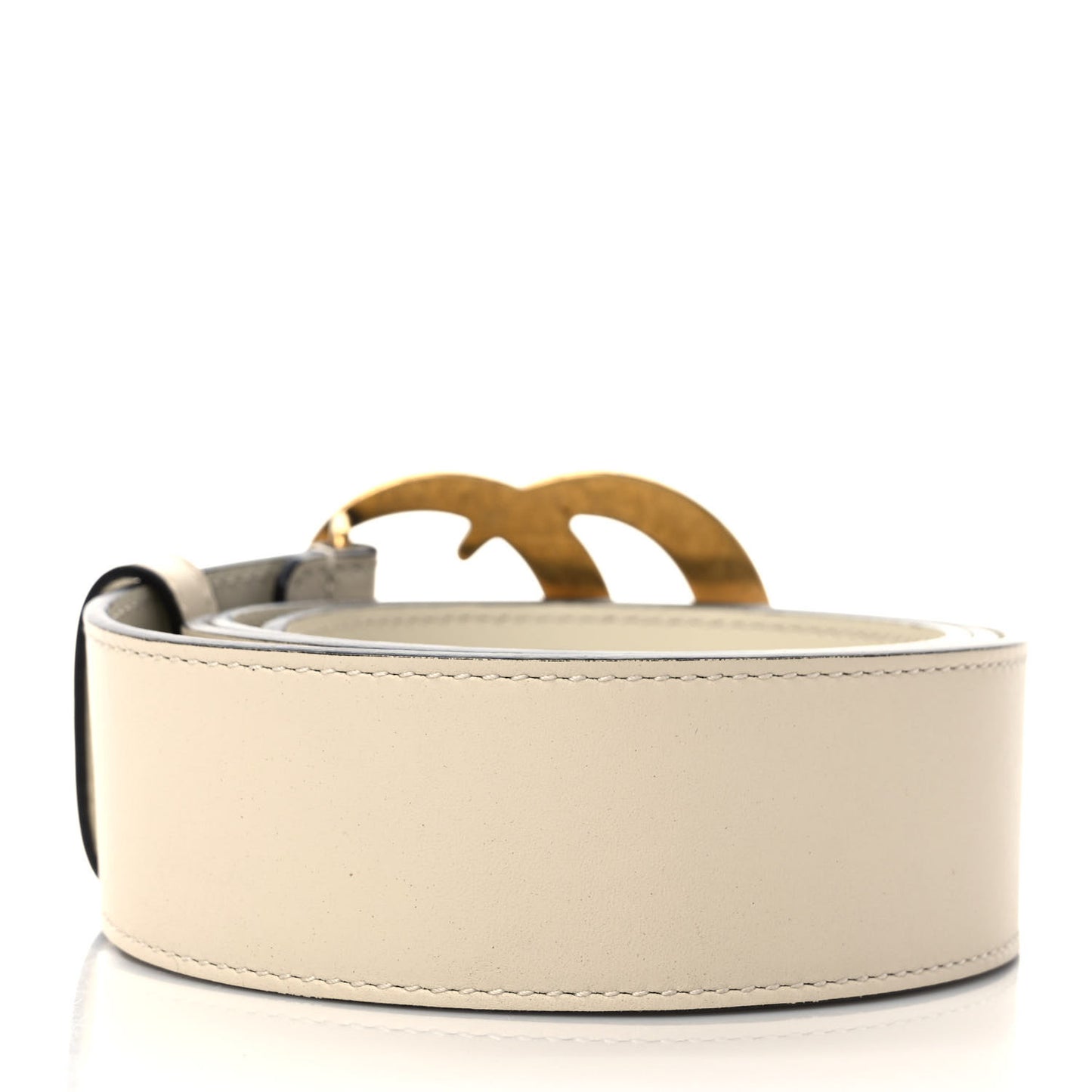 Calfskin Double G 40mm Belt 90 36 White