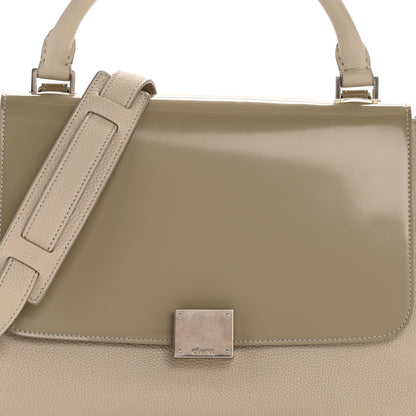 Celine Spazzolato Calfskin Nubuck Small Trapeze Quartz 8 of 14
