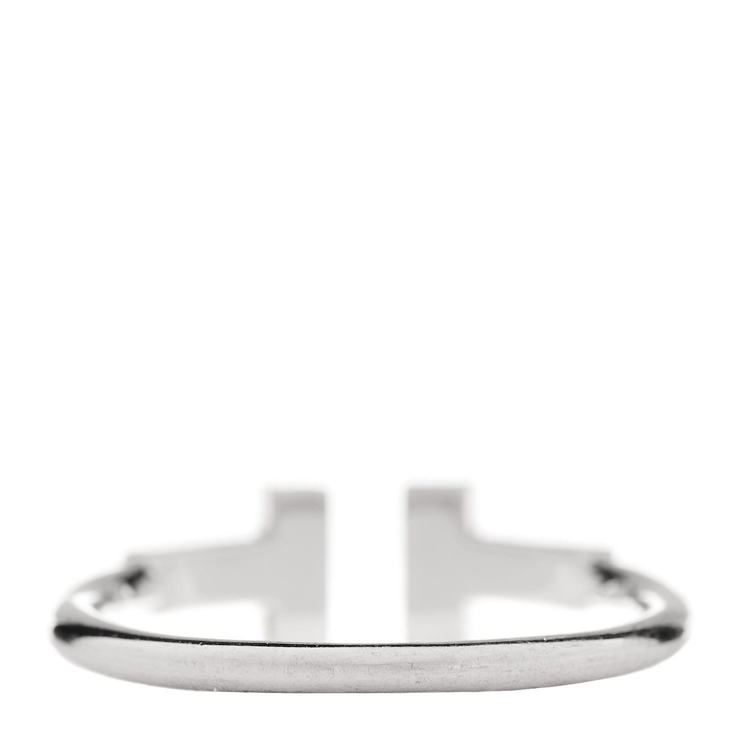 18K White Gold Ruby T Wire Ring 51 5.75
