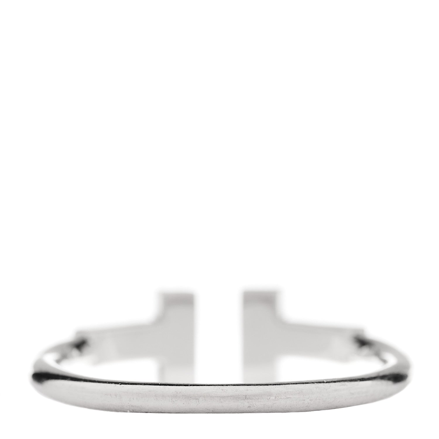 Tiffany 18K White Gold Ruby T Wire Ring 51 5.75 3 of 4
