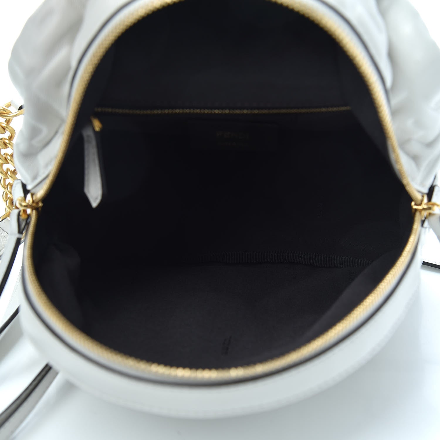 Fendi Nappa FF 1974 Embossed Mini Backpack White 4 of 8