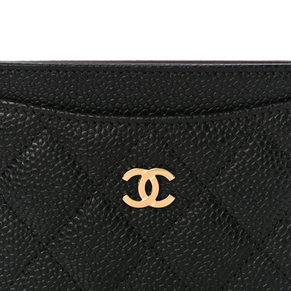 Chanel Caviar Quilted Card Holder Black 9 of 12