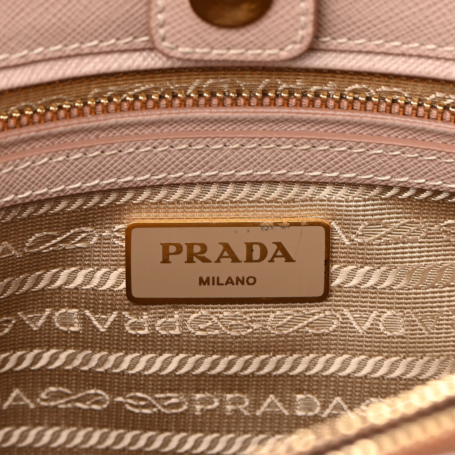 Prada Saffiano Lux Medium Tote Cammeo 5 of 10