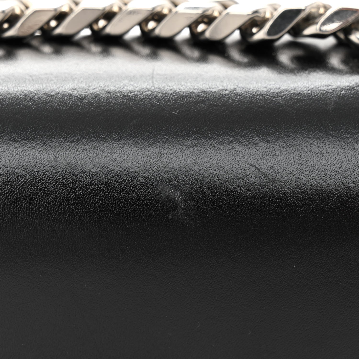 Alexander McQueen Calfskin Studded Jeweled Mini The Biker Knuckle Satchel Black 10 of 10