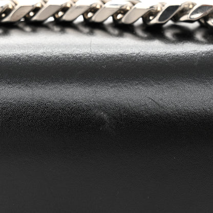 Alexander McQueen Calfskin Studded Jeweled Mini The Biker Knuckle Satchel Black 10 of 10