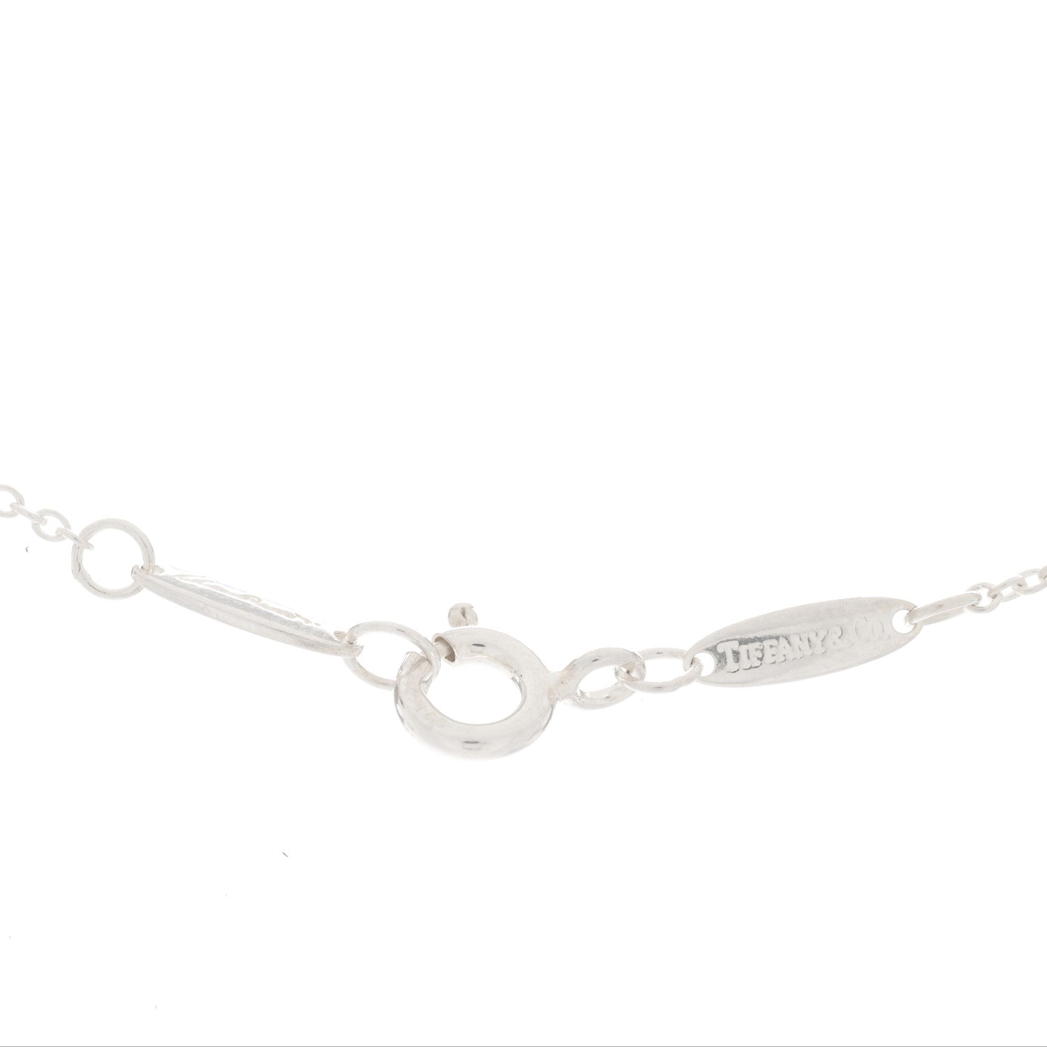 Tiffany Sterling Silver Elsa Peretti Letter J Pendant Necklace 3 of 3