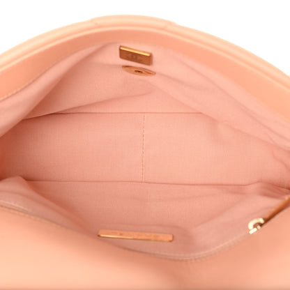 Chanel Goatskin Quilted Medium Chanel 19 Flap Light Pink 5 of 10