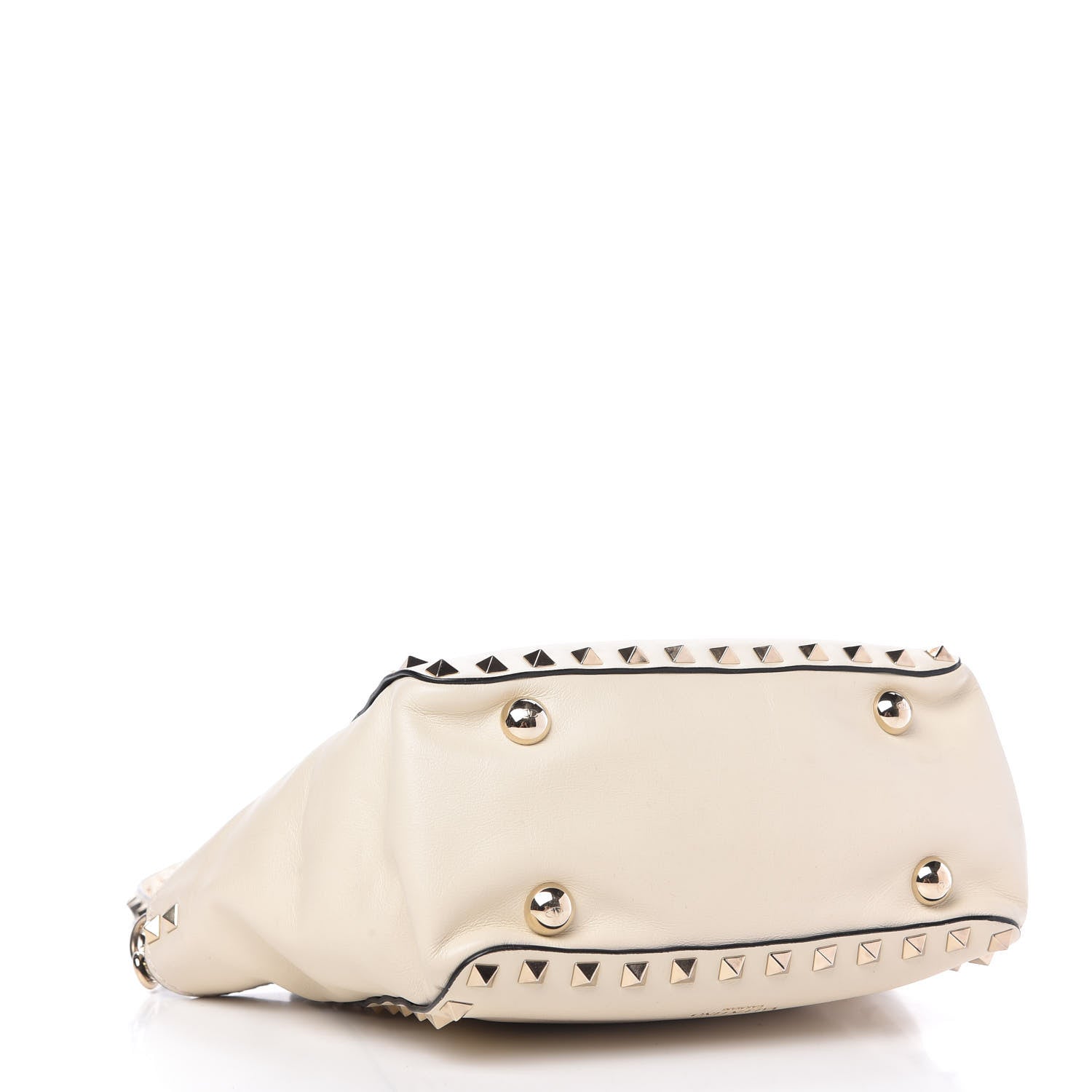 Valentino Garavani Vitello Mini Rockstud Tote Ivory 4 of 9