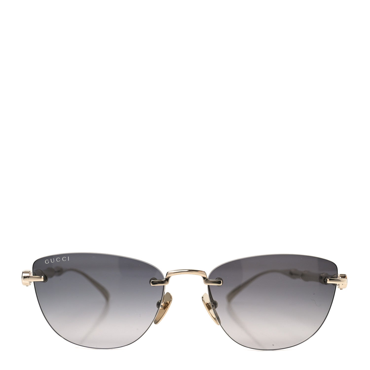 Gucci Metal Bamboo Sunglasses GG2063S Gold 2 of 8