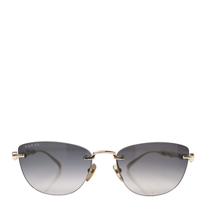 Gucci Metal Bamboo Sunglasses GG2063S Gold 2 of 8