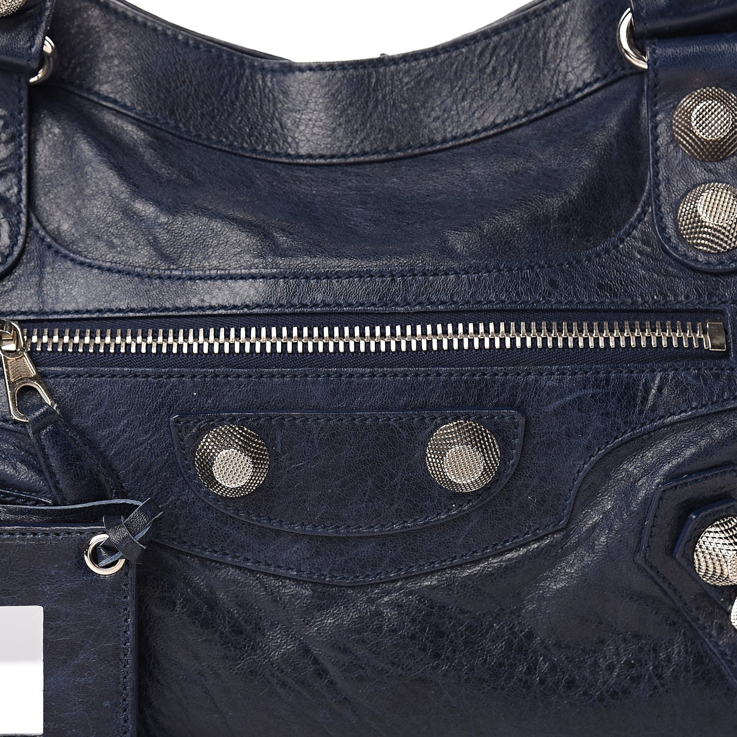 Balenciaga Agneau Giant 21 Silver Hardware City Marine 12 of 12