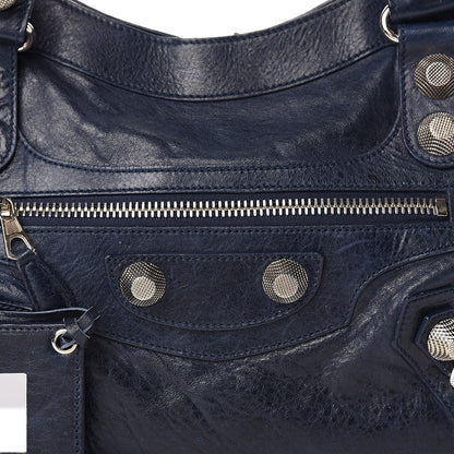 Balenciaga Agneau Giant 21 Silver Hardware City Marine 12 of 12
