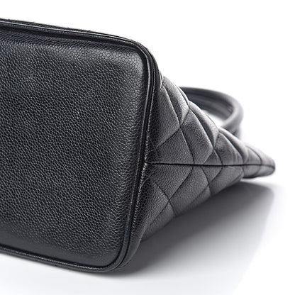 Chanel Caviar Quilted Medallion Tote Black 10 of 12