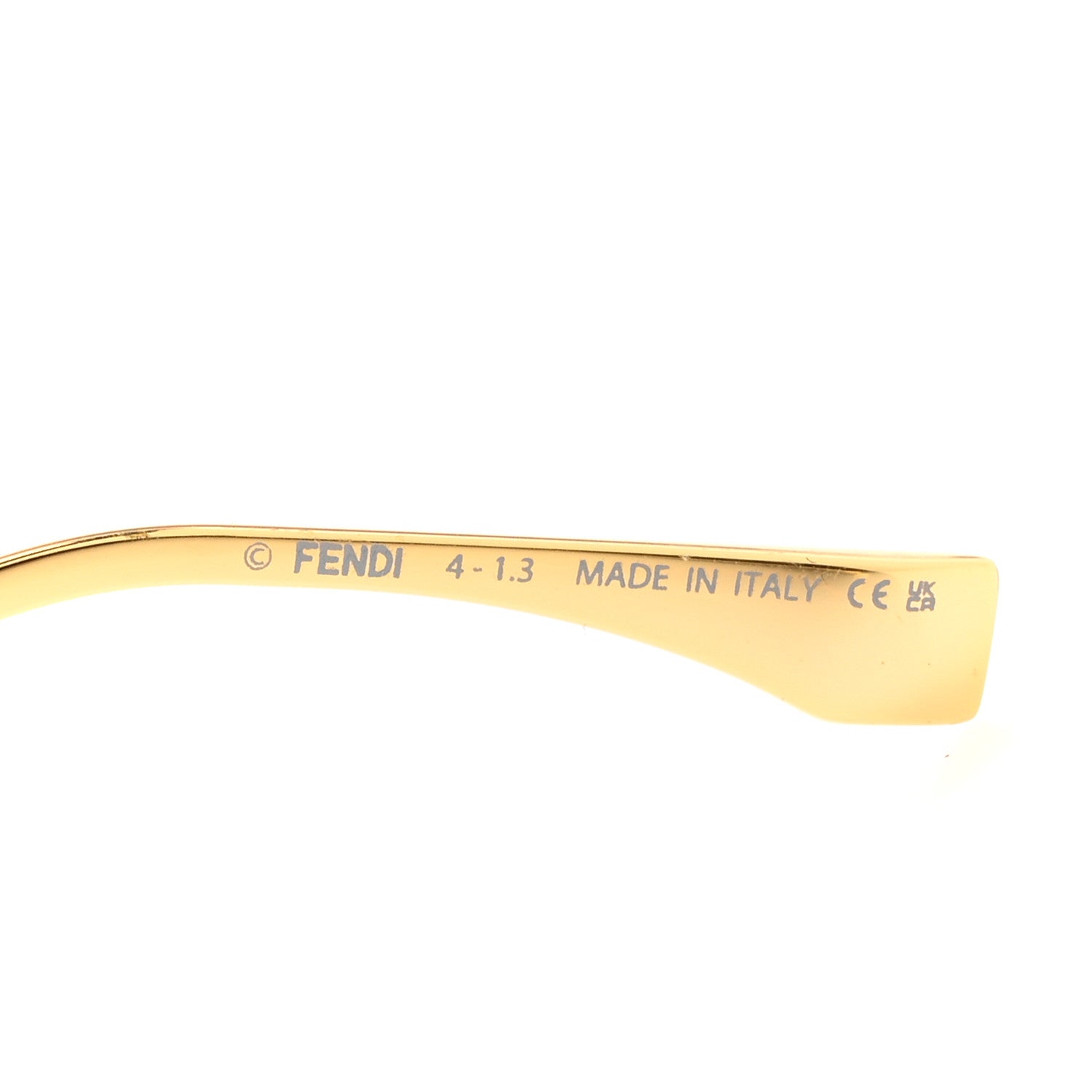 Fendi Acetate Fendigraphy Sunglasses FE40083U Gold 6 of 6