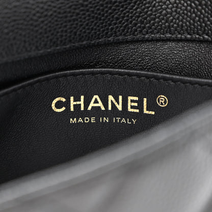 Chanel Caviar Quilted Mini Sweetheart Rectangular Flap Black 6 of 10