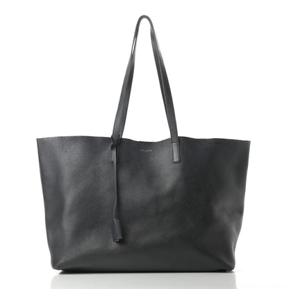 Saint Laurent Calfskin Large Shopping Tote Black 3 of 19