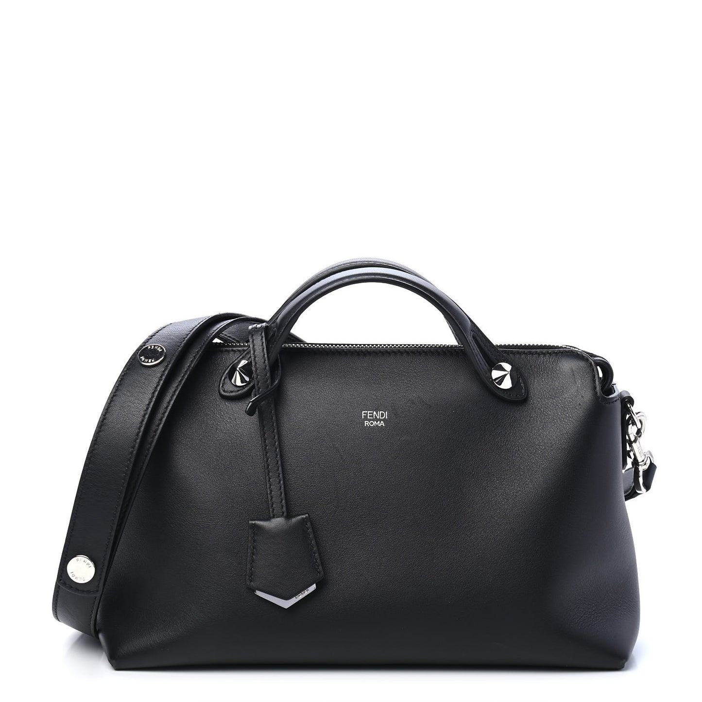 Vitello Dolce Medium By The Way Boston Bag Black