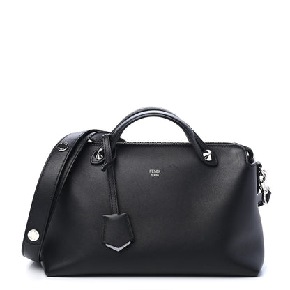 Fendi Vitello Dolce Medium By The Way Boston Bag Black 1 of 9