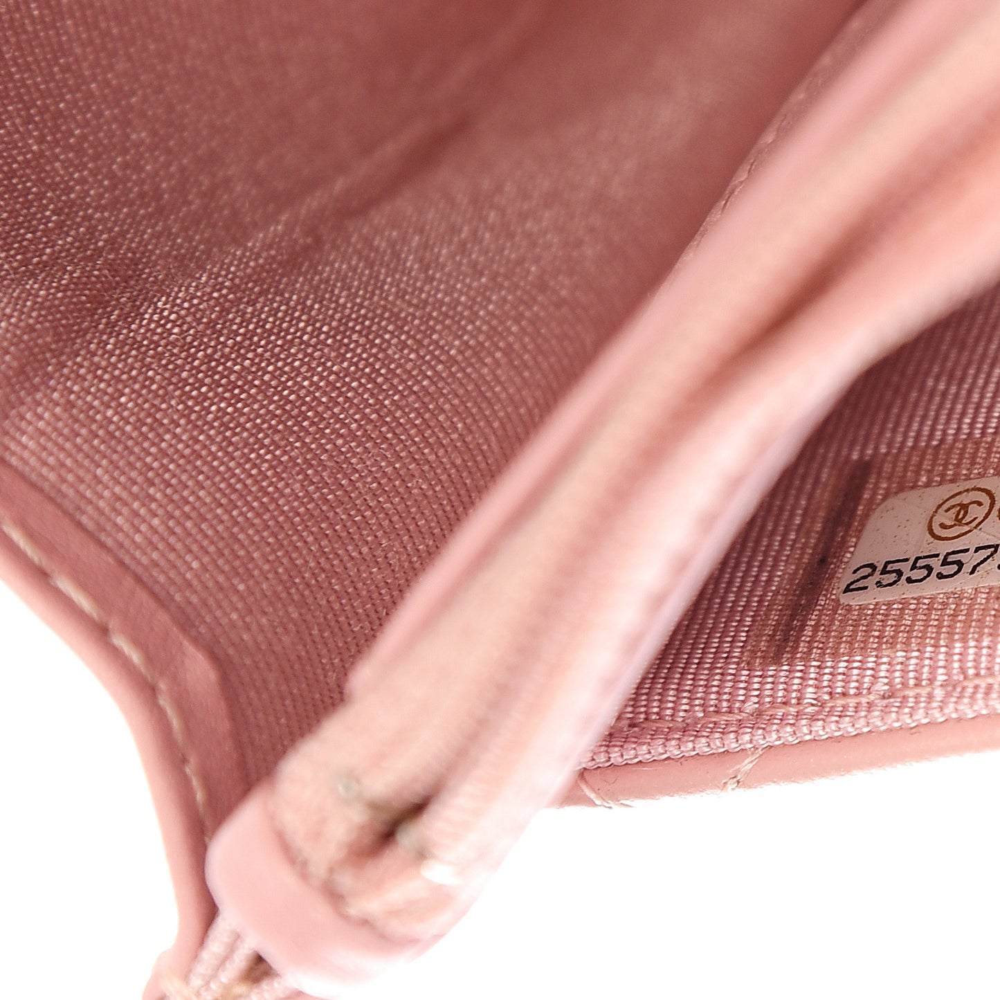 Calfskin Quilted Reissue Wallet On Chain WOC Pink