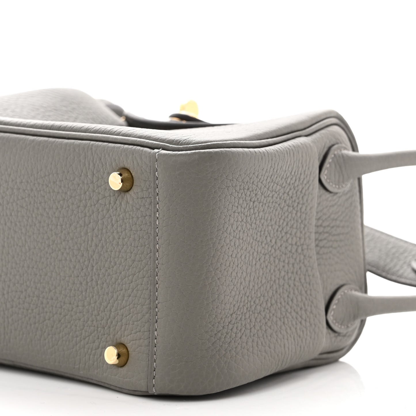 Taurillon Clemence Mini Lindy 20 Gris Meyer