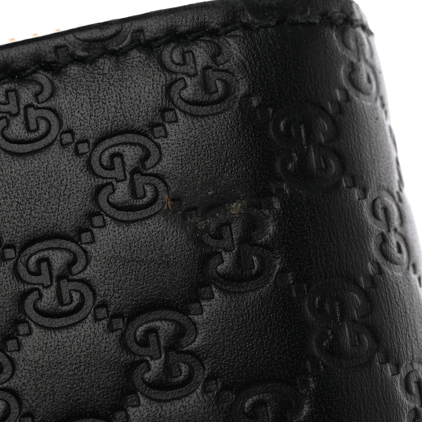 Soft Microguccissima Continental Zip Wallet Black
