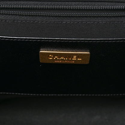Chanel Shiny Lambskin Quilted Small Cocodoc Top Handle Bag Black 6 of 11