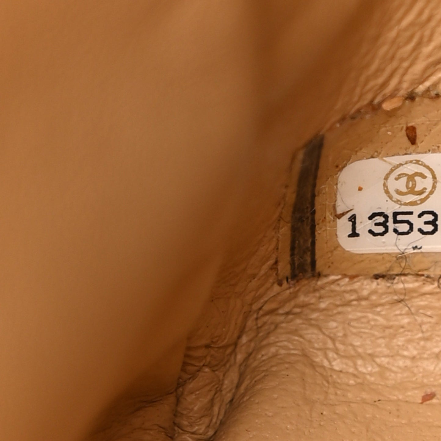 Metallic Patent Quilted Maxi Single Flap Beige