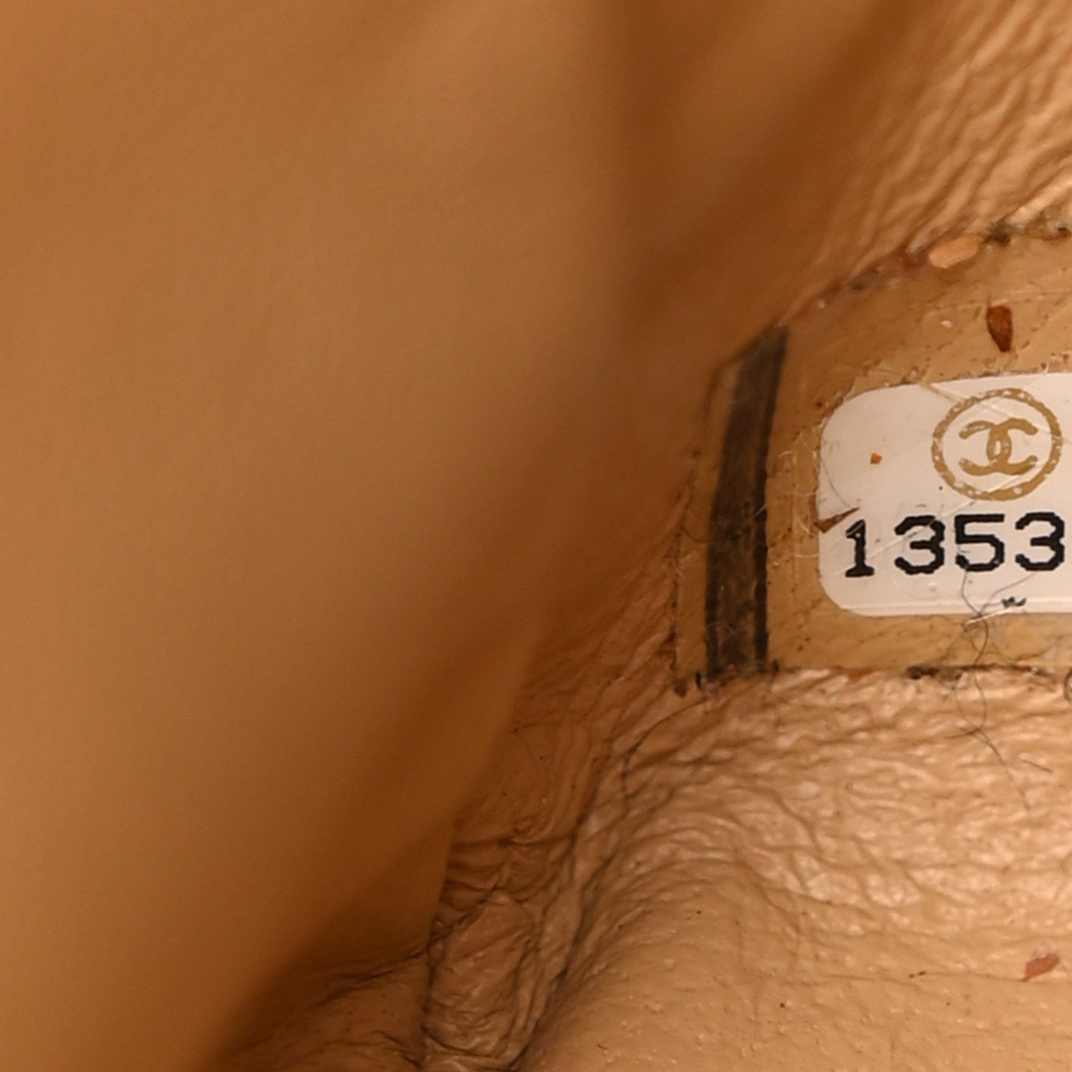 Chanel Metallic Patent Quilted Maxi Single Flap Beige 7 of 14