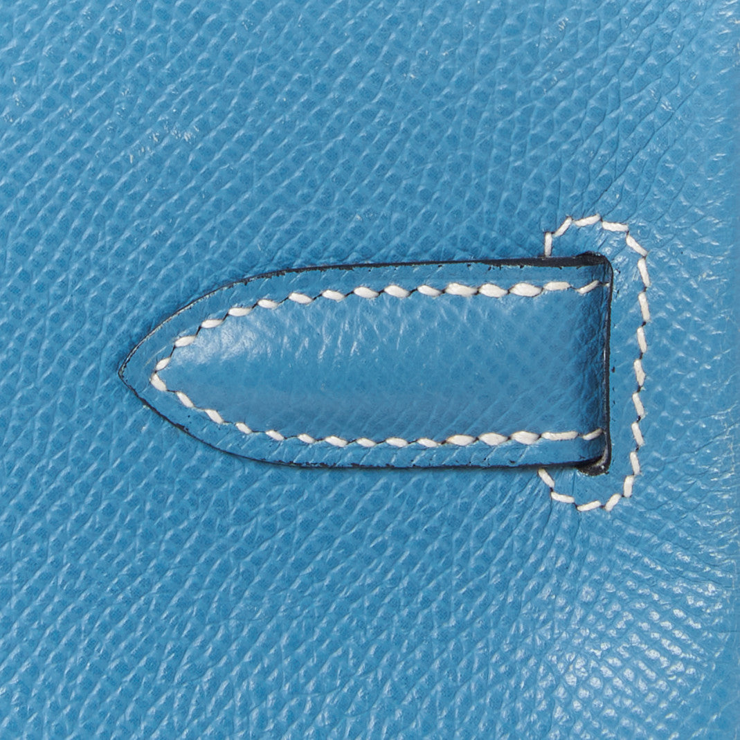 Hermes Epsom HAC Birkin 32 Blue Jean 9 of 39