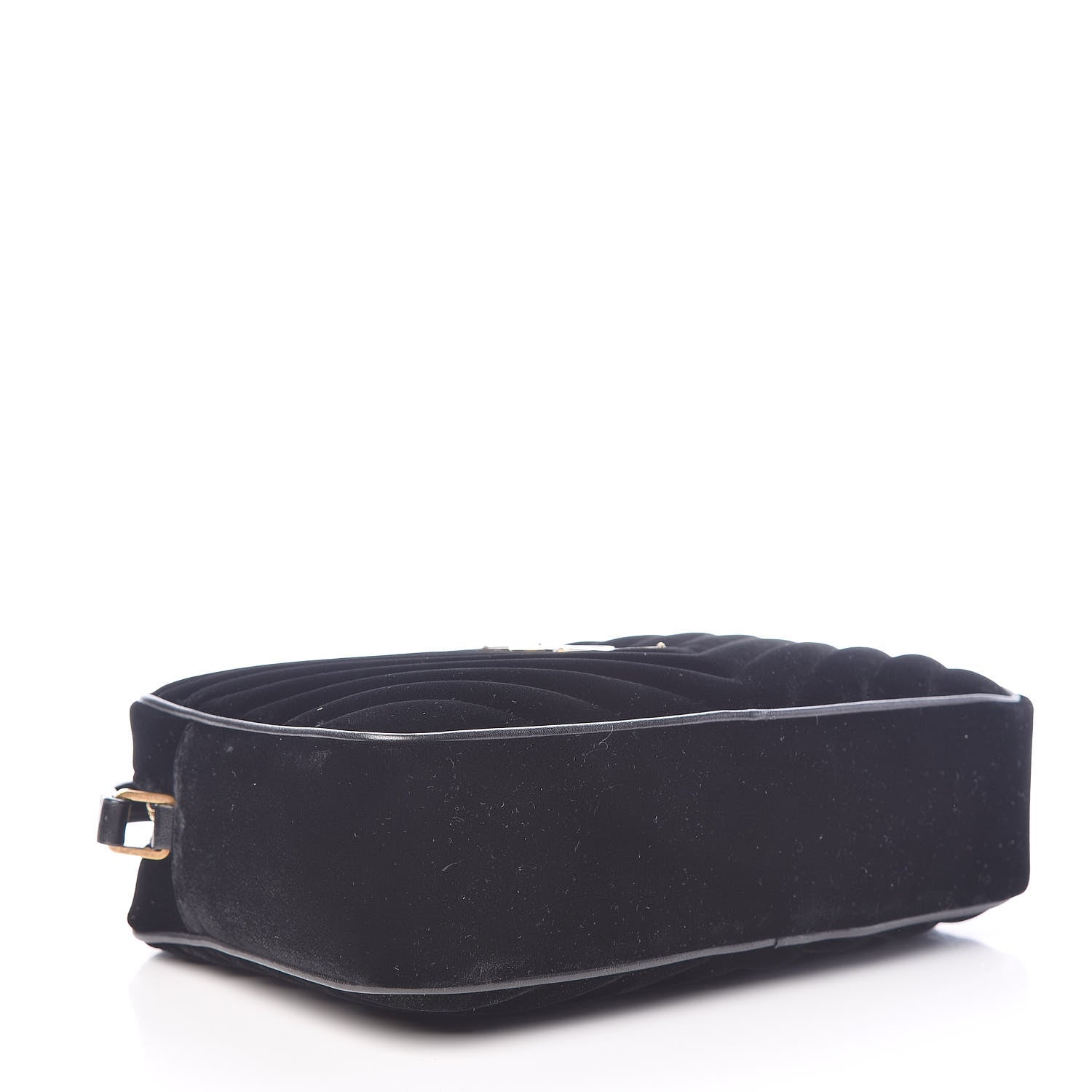 Saint Laurent Velvet Matelasse Monogram Lou Camera Bag Black 4 of 10