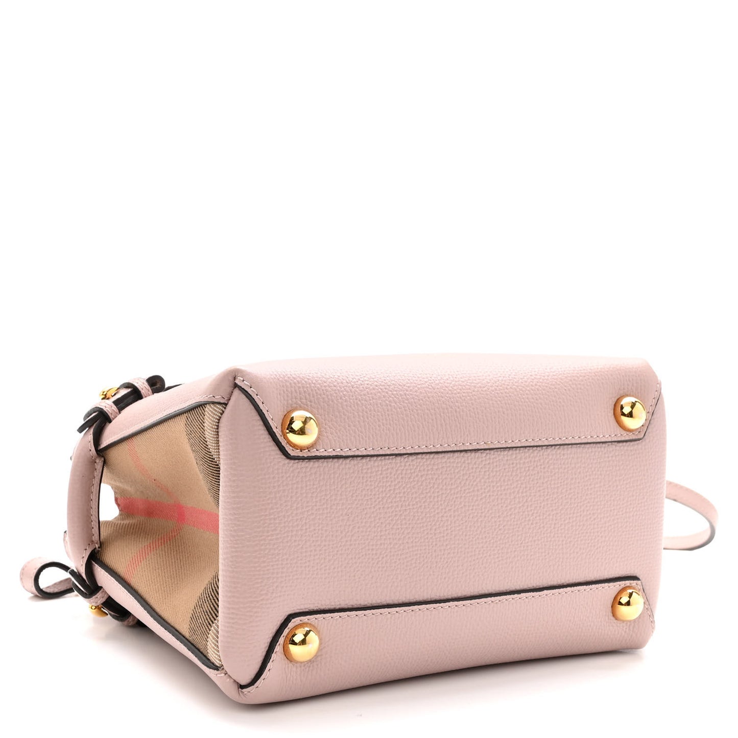 Grainy Calfskin House Check Baby Banner Tote Pale Orchid