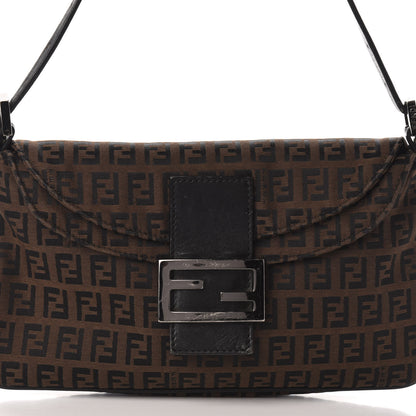 Fendi Zucchino Baguette Brown 16 of 18