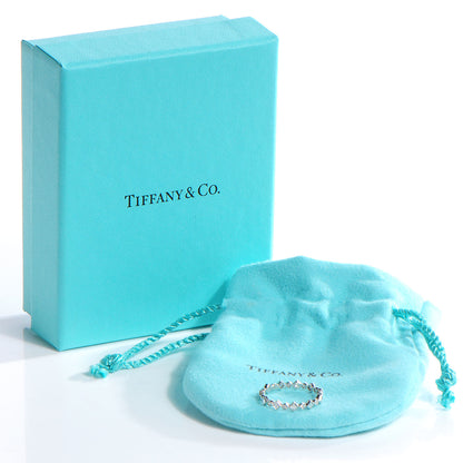 Tiffany Platinum Diamond Celebration Ring 5.5 5 of 5